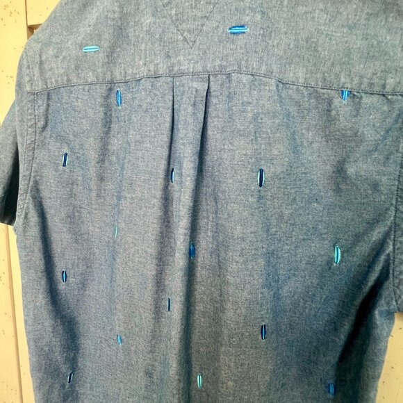 Tommy Hilfiger Chambray Surfboard Shirt Size S - Picture 10 of 13